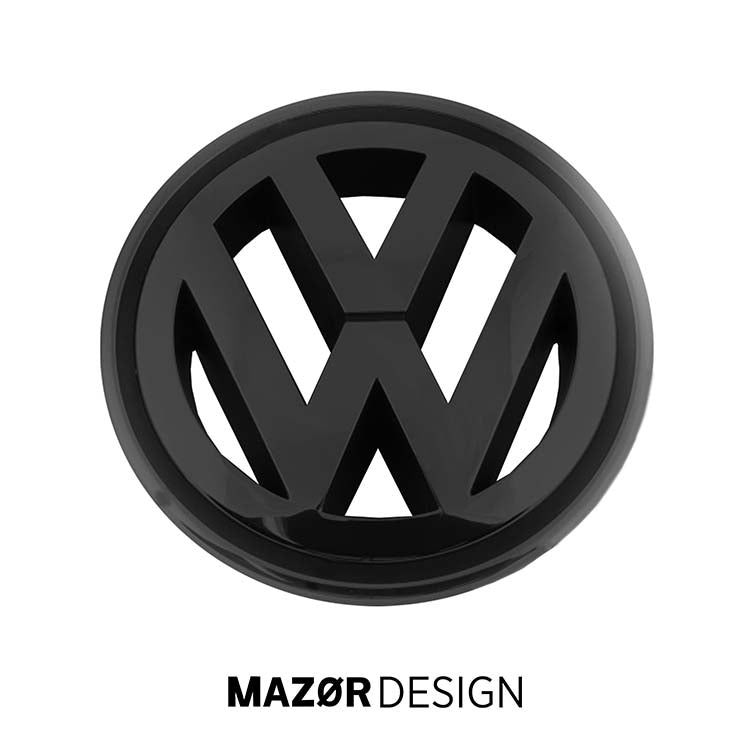 VW Golf 5 (04-09, PR: A8G!) - Emblem Vorne Schwarz Glanz