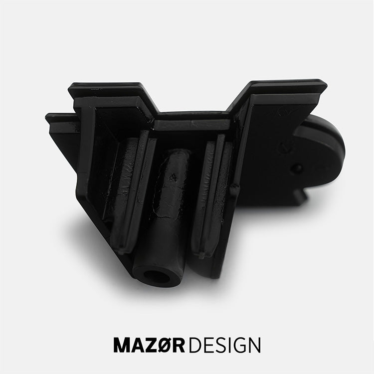 VW Golf 6 - R Emblem Logo Vorne Schwarz Glanz