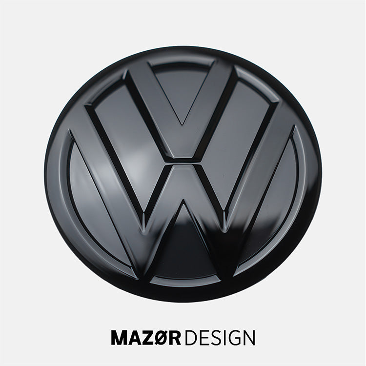 VW Golf 7 - Emblem Hinten Schwarz Glanz Uranograu (LI7F)
