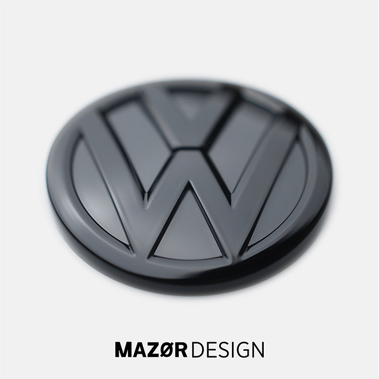 VW Golf 7 - Emblem Hinten Schwarz Glanz Uranograu (LI7F)