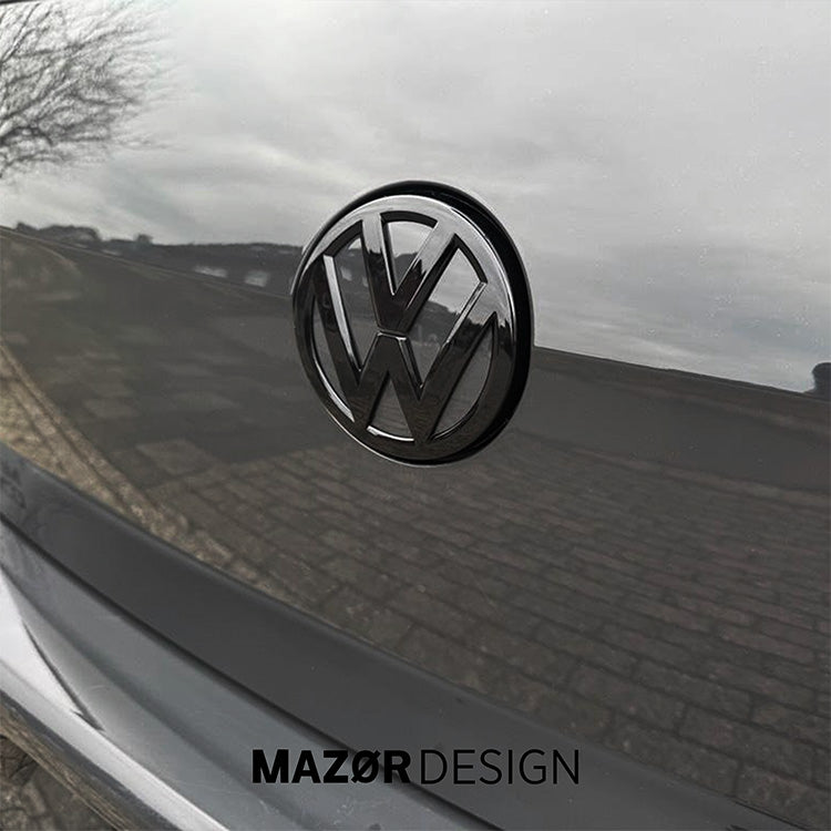 VW Golf 7 - Emblem Hinten Schwarz Glanz Uranograu (LI7F)