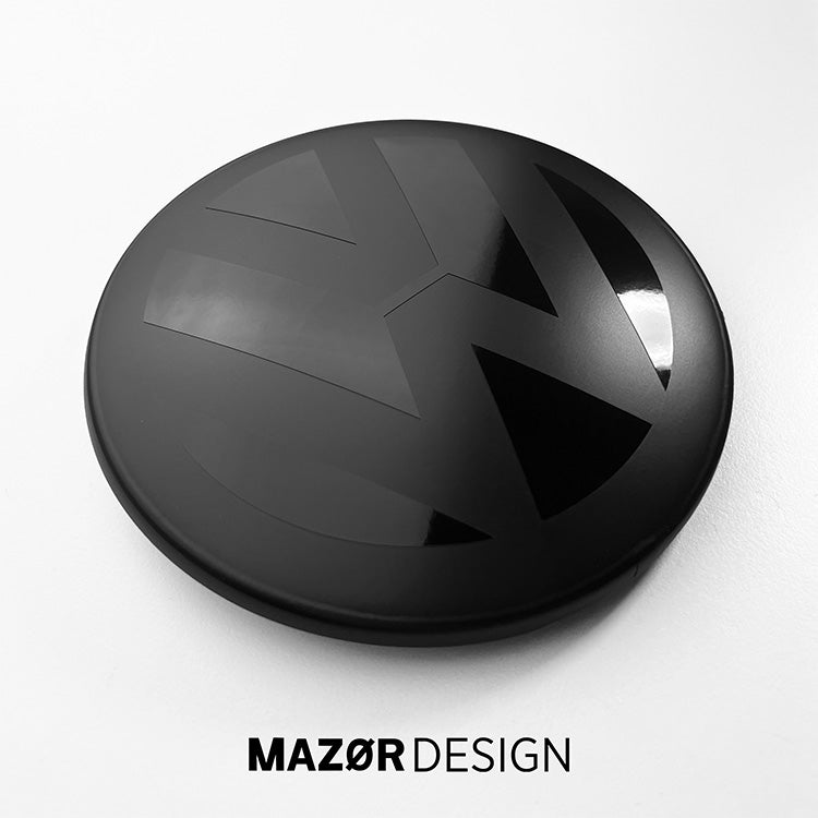 VW T-Cross - Emblem Vorne Schwarz Matt