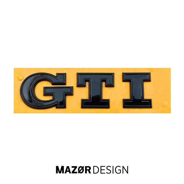 VW Golf 7 - GTI Performance Emblem Hinten Schwarz Glanz