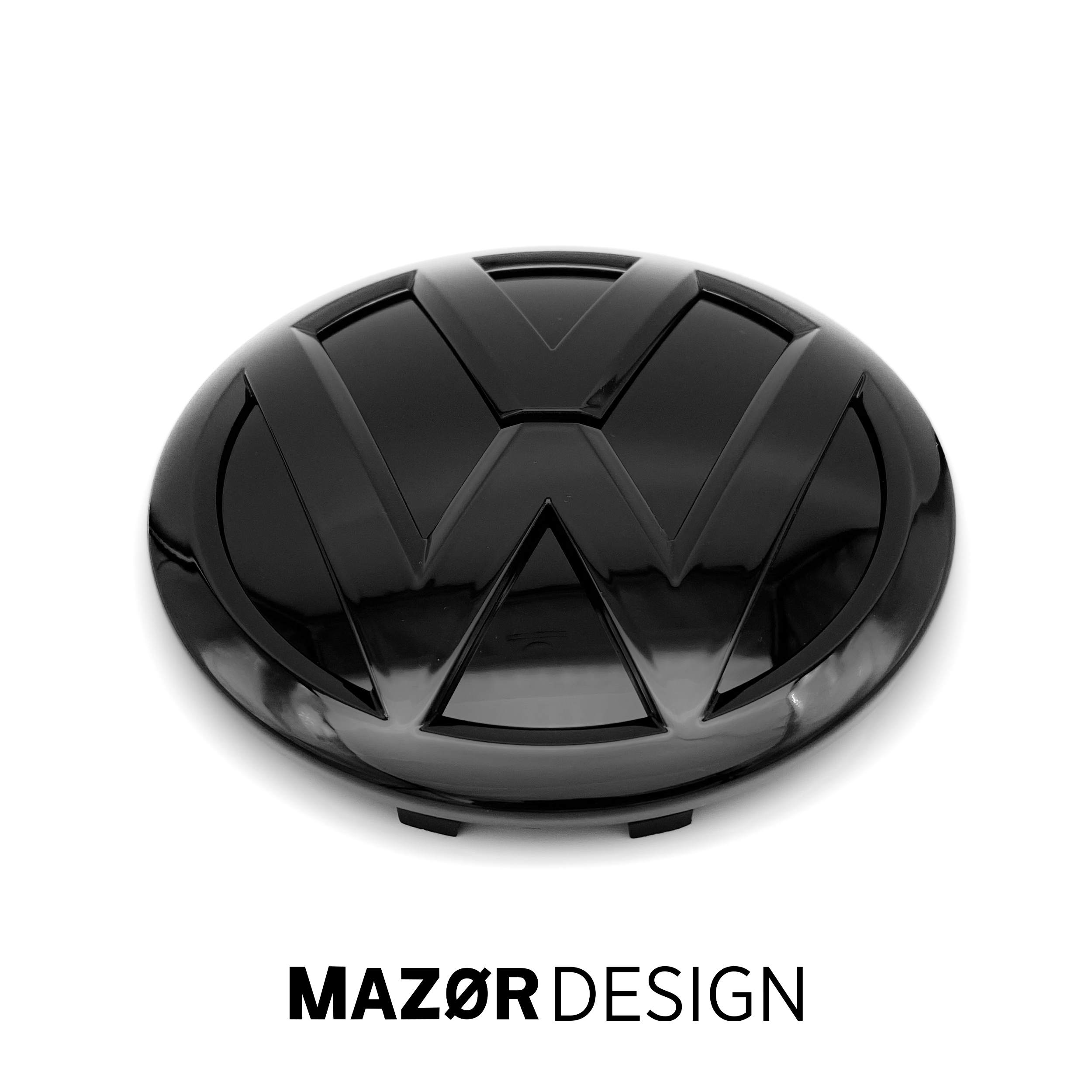 VW Golf 7 Facelift - Emblem Vorne Schwarz Glanz (ohne ACC)