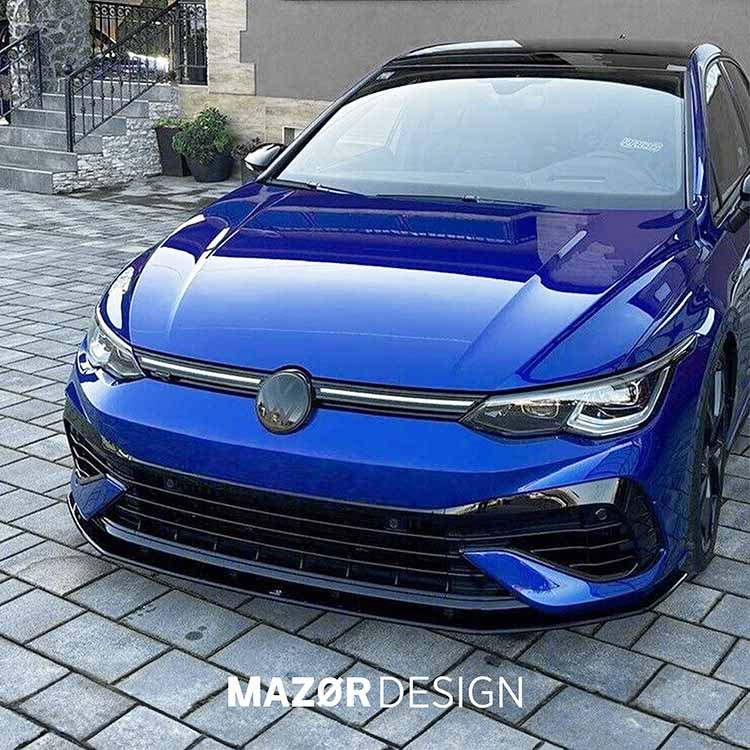 VW Golf 8 - Emblem Front Black