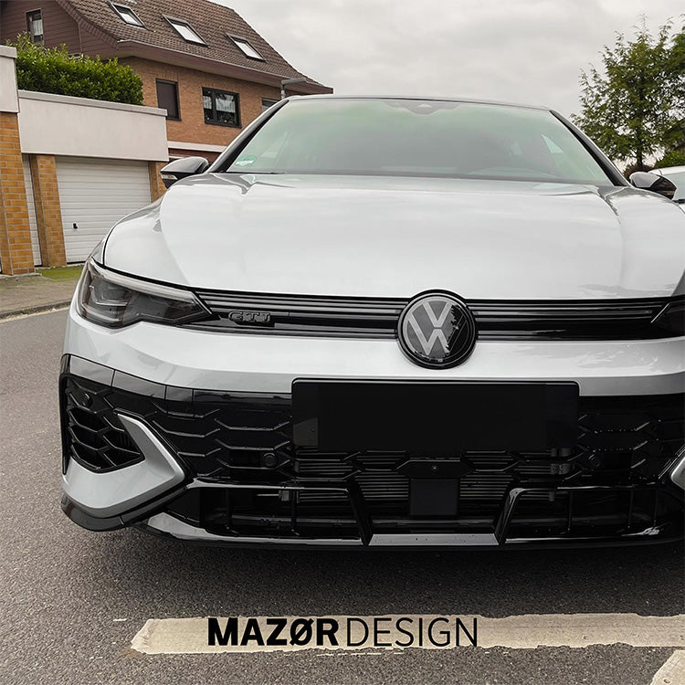 VW Golf 8 Facelift - GTI Emblem Vorne Schwarz Glanz ab 2025