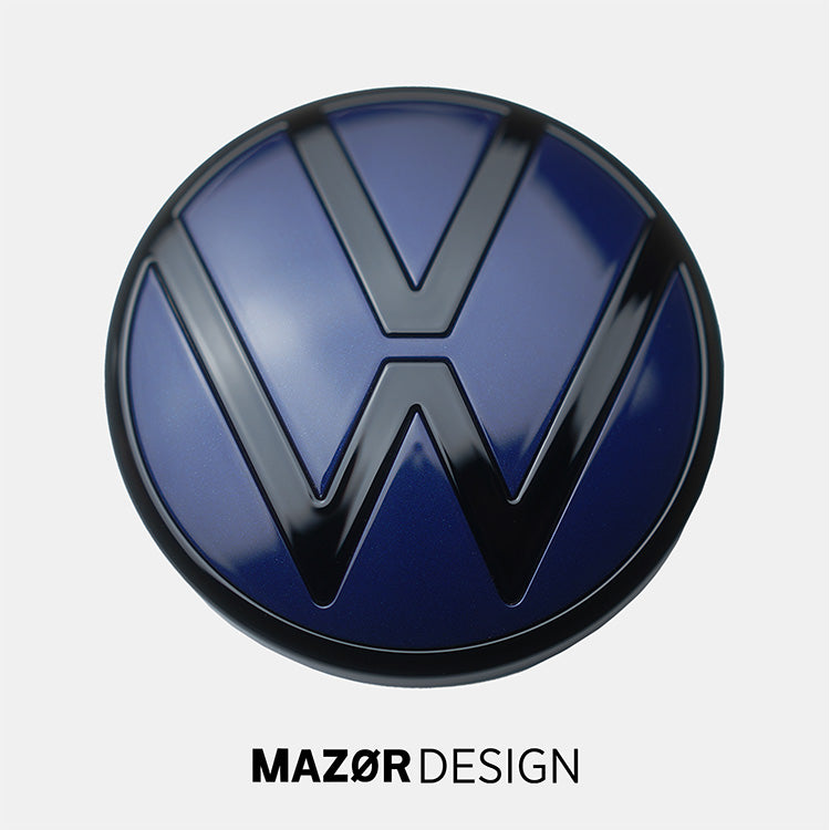VW Golf 8 - Emblem Hinten Schwarz Atlantic Blue Metallic LC5B