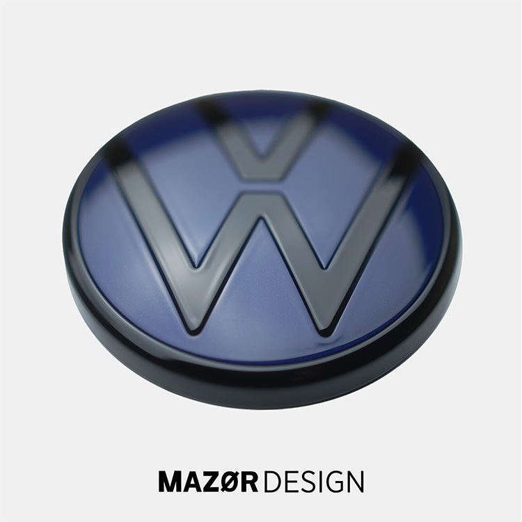 VW Golf 8 - Emblem Hinten Schwarz Atlantic Blue Metallic LC5B