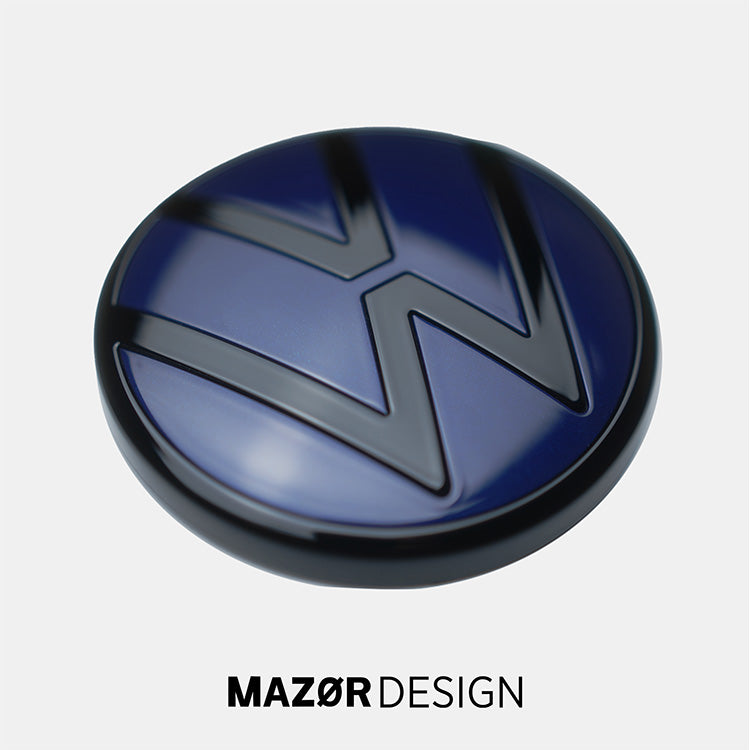 VW Golf 8 - Emblem Hinten Schwarz Atlantic Blue Metallic LC5B