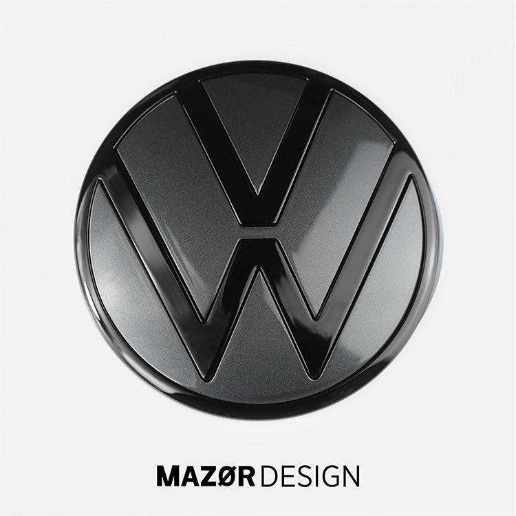VW Golf 8 - Emblem Hinten Schwarz Delfingrau Metallic LC7Q