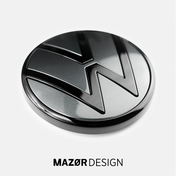 VW Golf 8 - Emblem Hinten Schwarz Delfingrau Metallic LC7Q