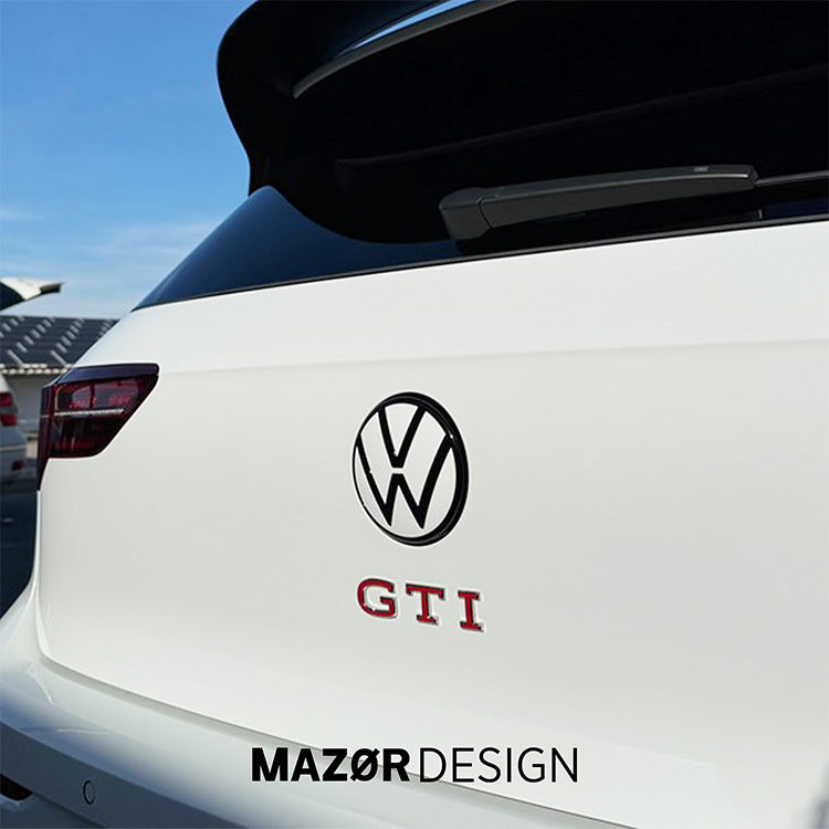 VW Golf 8 - Emblem Rear Pure White Uni LC9A