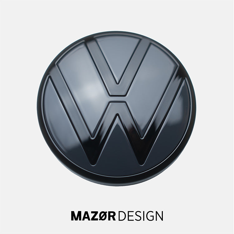 VW Golf 8 - Emblem Hinten Schwarz Glanz Uranograu LI7F