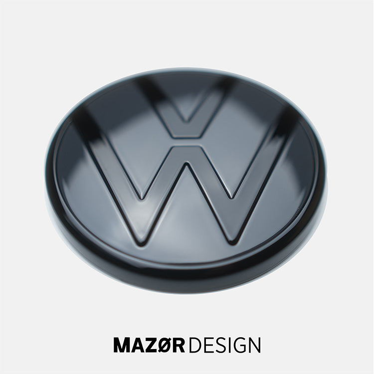 VW Golf 8 - Emblem Hinten Schwarz Glanz Uranograu LI7F
