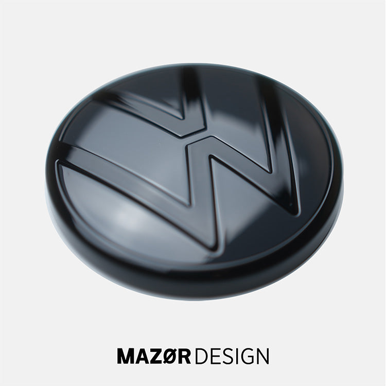 VW Golf 8 - Emblem Hinten Schwarz Glanz Uranograu LI7F