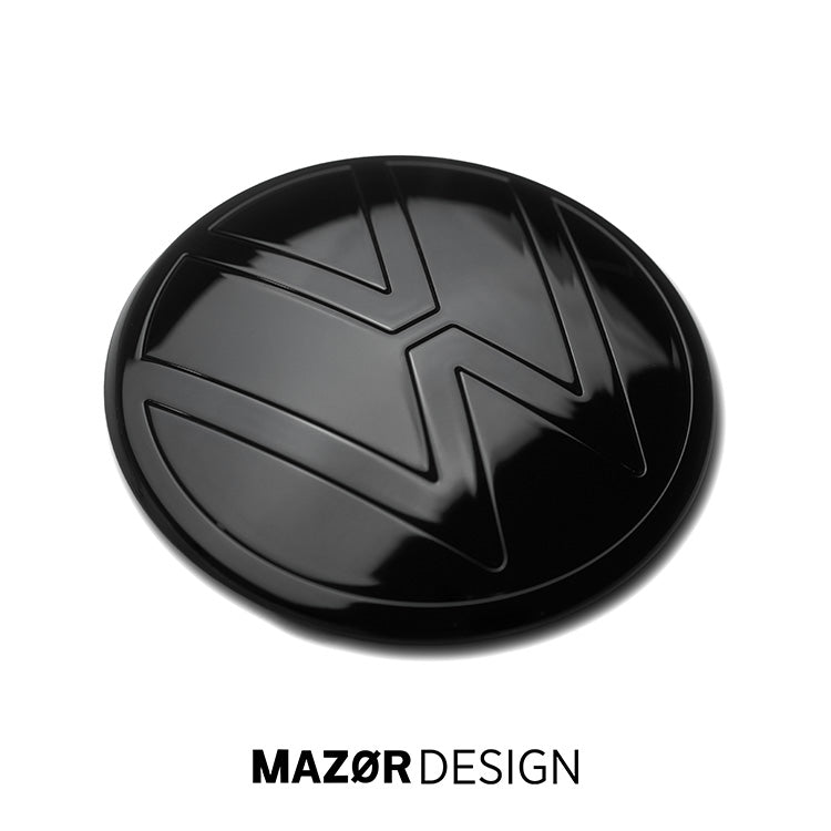 VW Golf 8 - Emblem Vorne Schwarz Glanz (ohne ACC)