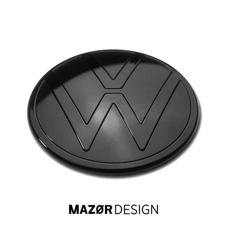 VW Golf 8 - Emblem Vorne Schwarz Glanz (ohne ACC)