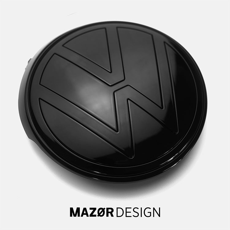 VW ID3 - Emblem Vorne Kühlergrill Schwarz Glanz