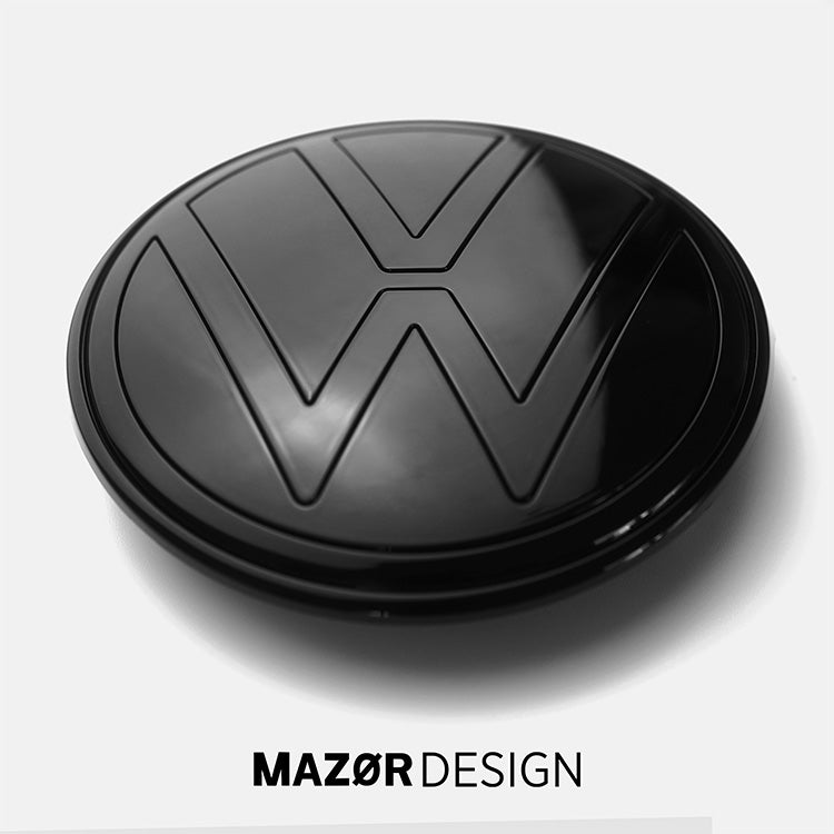 VW ID3 - Emblem Vorne Kühlergrill Schwarz Glanz