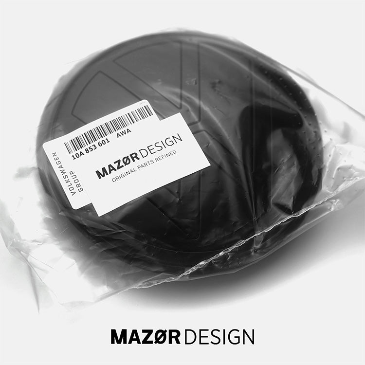 VW ID3 - Emblem Vorne Kühlergrill Schwarz Glanz