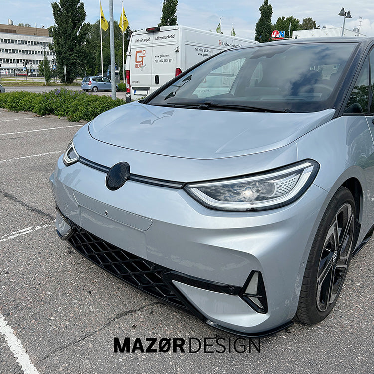 VW ID3 - Emblem Vorne Kühlergrill Schwarz Glanz