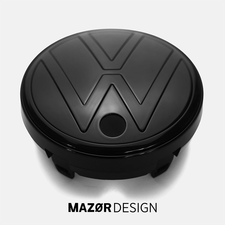 VW ID5 - Emblem Vorne Kühlergrill Schwarz Glanz mit Umfeldkamera