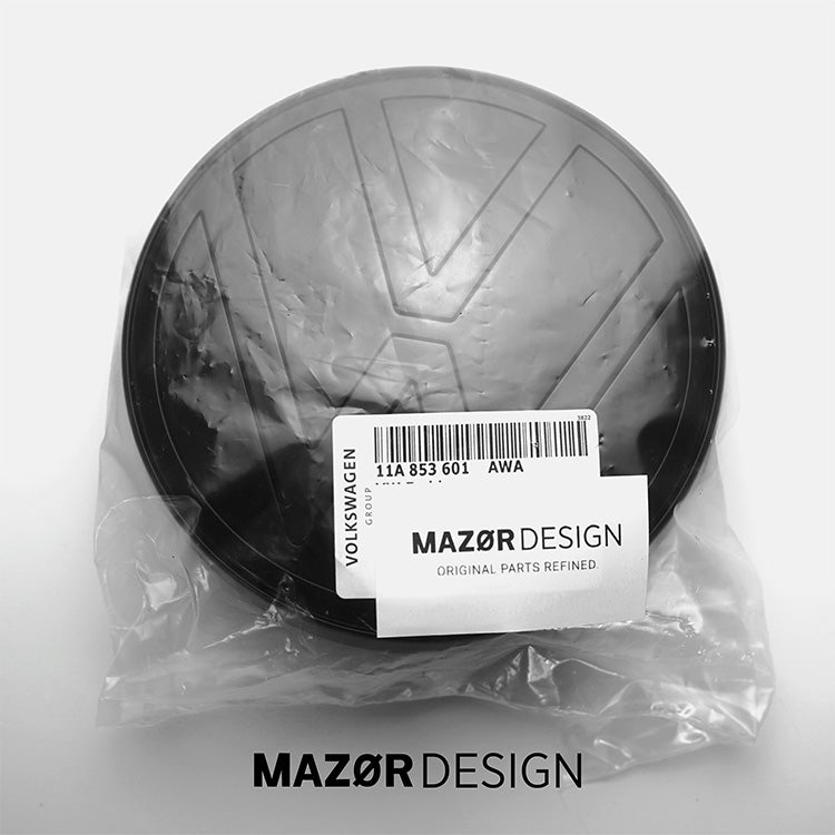 VW ID5 - Emblem Vorne Kühlergrill Schwarz Glanz mit Umfeldkamera