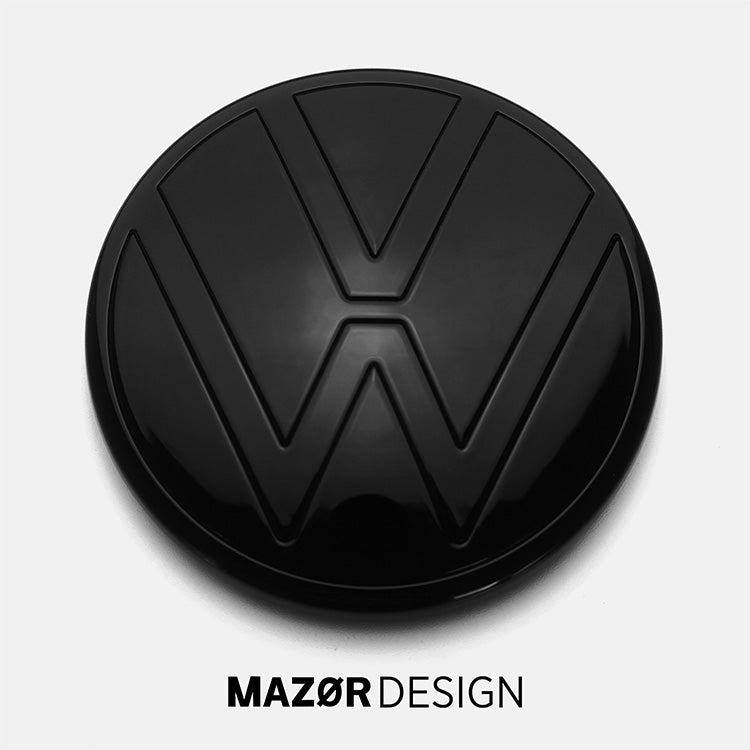 VW ID4 - Emblem Hinten Heckklappe Schwarz Glanz