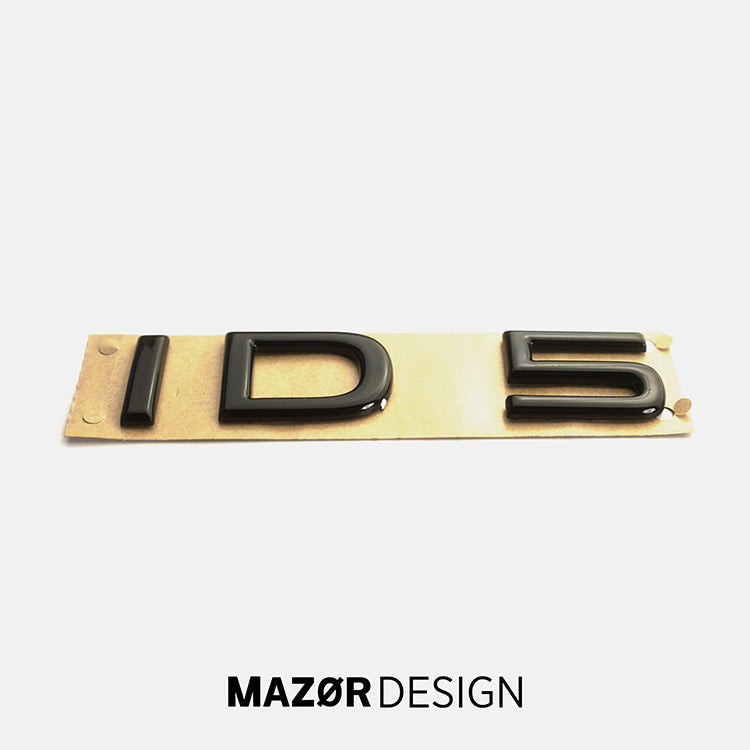 VW ID5 - Schriftzug Hinten Heckklappe Schwarz Glanz