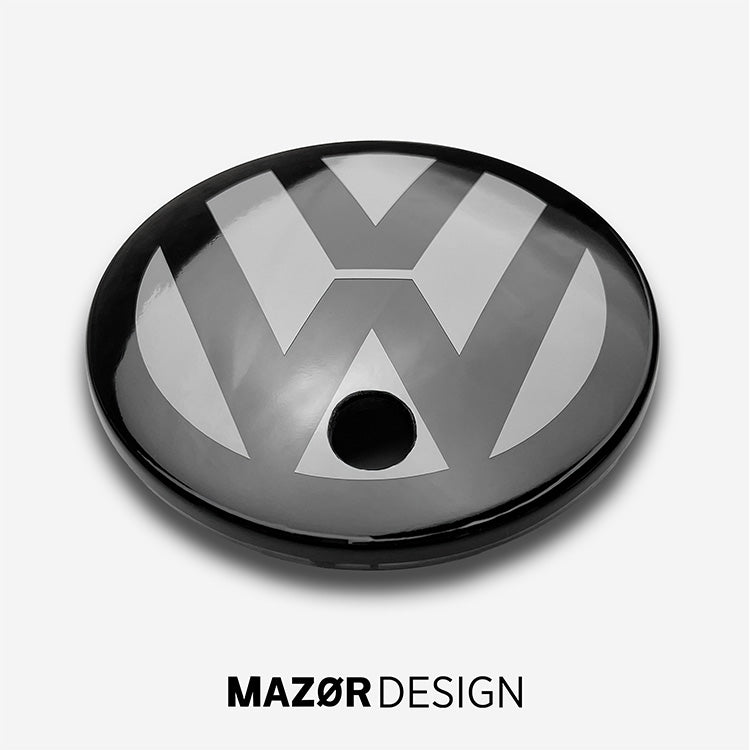 VW Passat B8 - Emblem Vorne Schwarz Glanz mit 360° AreaView