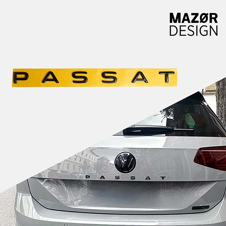 VW Passat B8 - Rear lettering