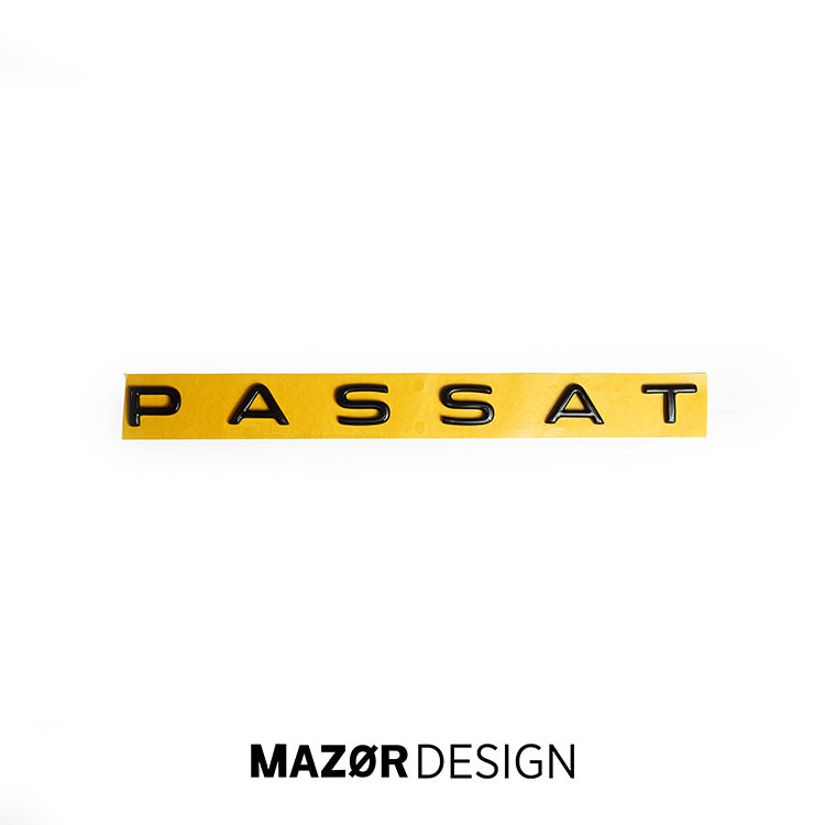 VW Passat B8 - Rear lettering