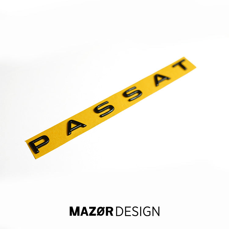 VW Passat B8 - Rear lettering