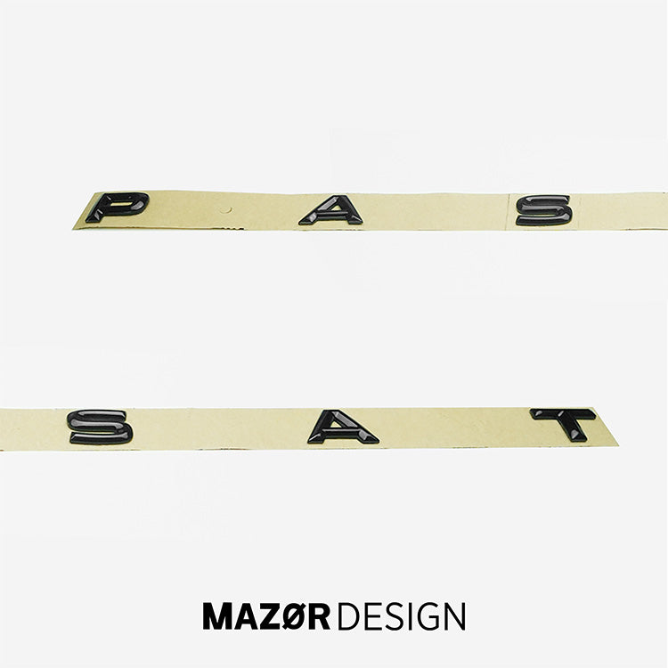 VW Passat B8 Facelift - Schriftzug Hinten Schwarz Glanz 07/19 bis 07/20