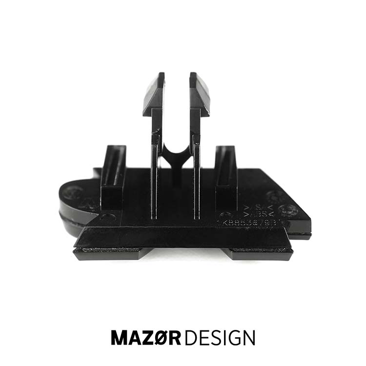 VW Scirocco 3 - R Emblem Front Black Front
