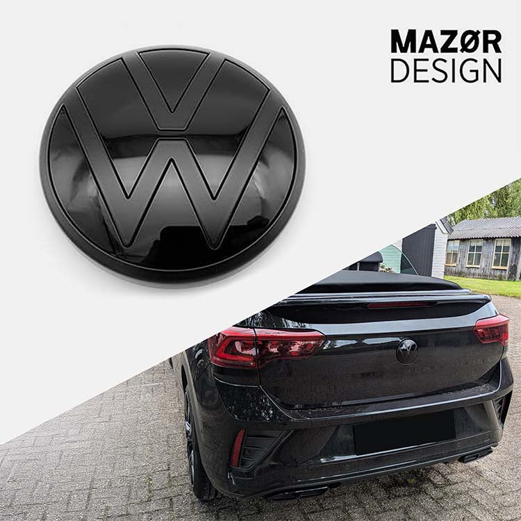 VW T-Roc - Emblem Rear Black (from 07/2020)