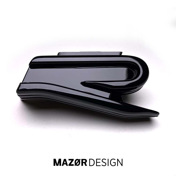 VW T-Roc - R Emblem Vorne Schwarz Glanz 2020 bis 01/2022