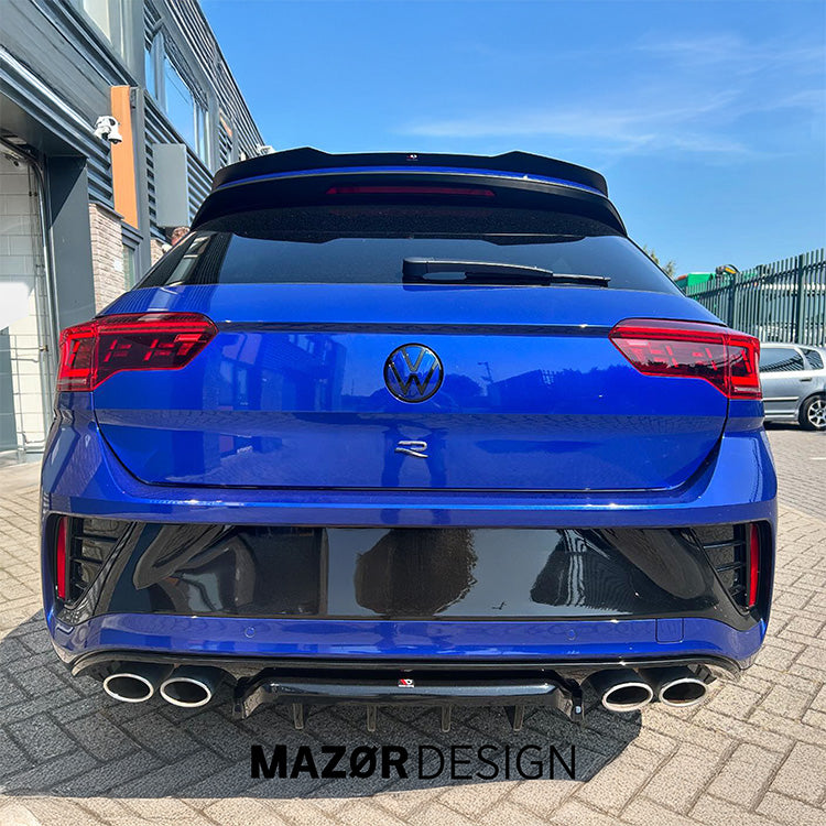 VW Golf 8 - Emblem Hinten Schwarz Lapiz Blue Metallic LD5K