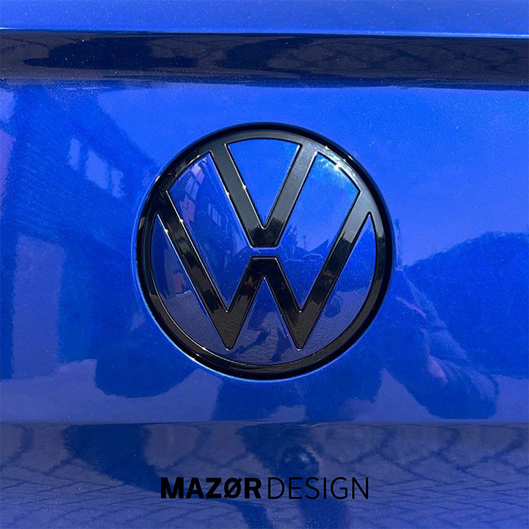 VW Golf 8 - Emblem Hinten Schwarz Lapiz Blue Metallic LD5K