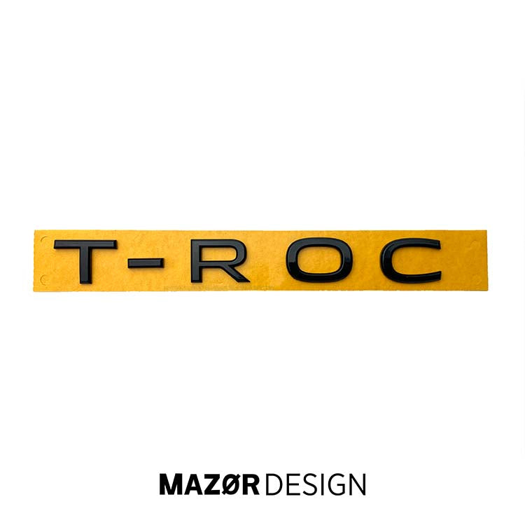 VW T-Roc - Rear lettering