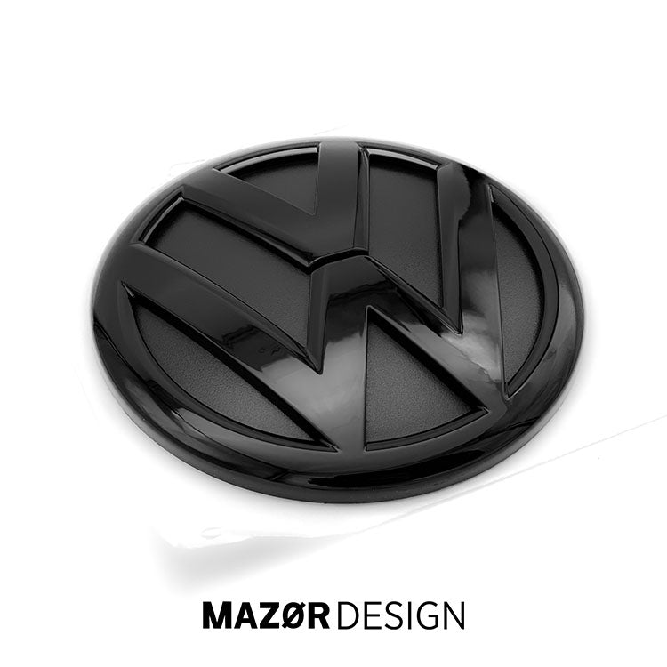 VW T5 Facelift - Emblem Hinten Schwarz Glanz