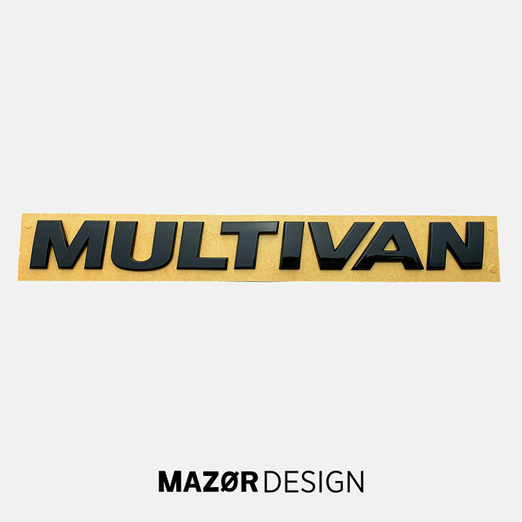 VW T5 T6 - Multivan Schriftzug Schwarz Glanz