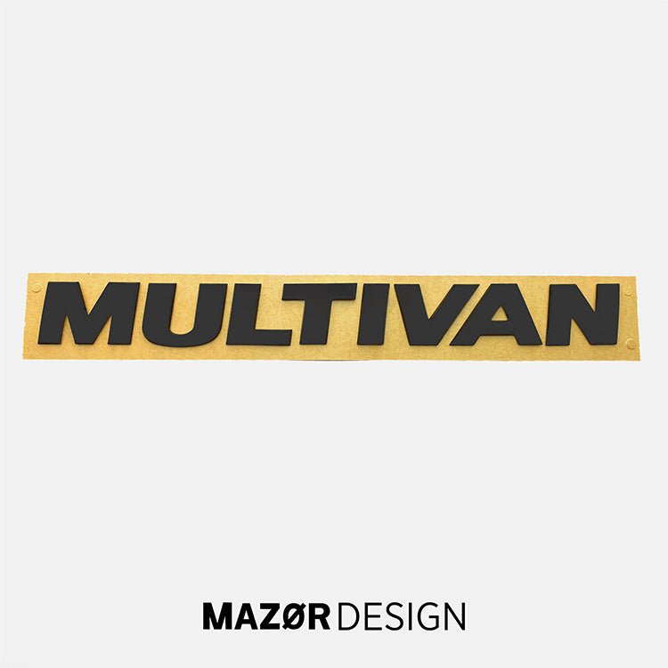 VW T5 T6 - Multivan Schriftzug Hinten Schwarz Matt