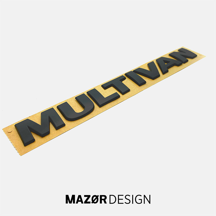 VW T5 T6 - Multivan Schriftzug Hinten Schwarz Matt