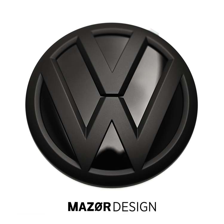 VW T5 T6 T6.1 - Emblem Hinten Schwarz Matt
