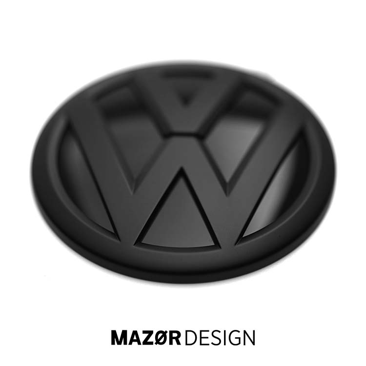 VW T5 T6 T6.1 - Emblem Hinten Schwarz Matt