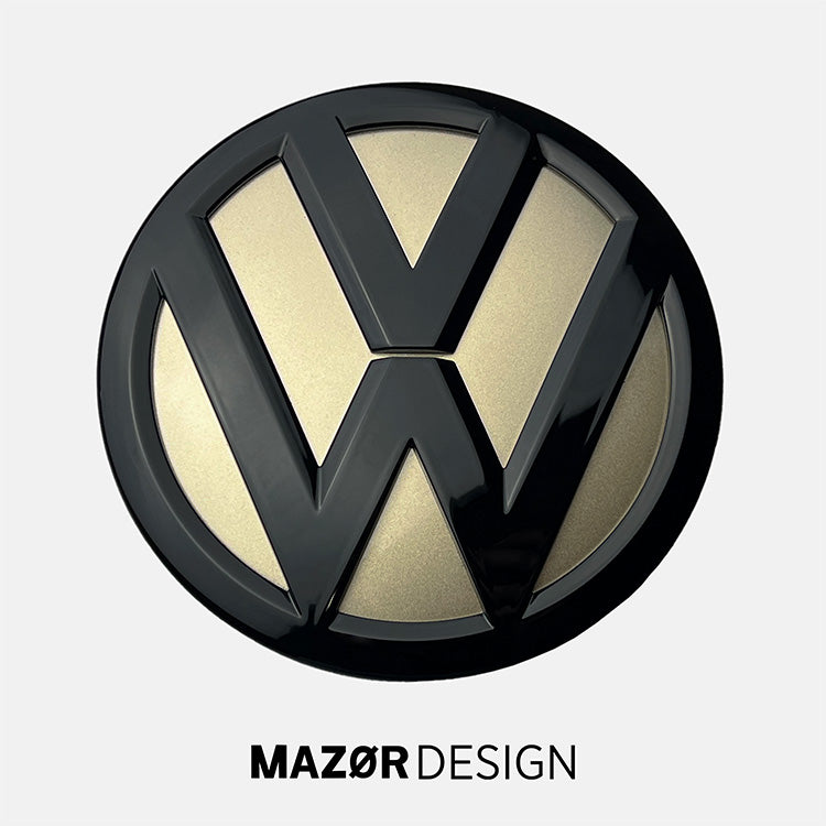 VW T5 T6 T6.1 - Emblem Hinten Schwarz Mojave Beige Metallic LA1W