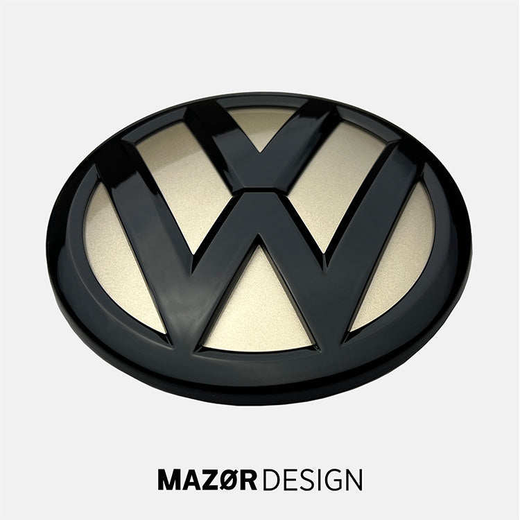 VW T5 T6 T6.1 - Emblem Hinten Schwarz Mojave Beige Metallic LA1W