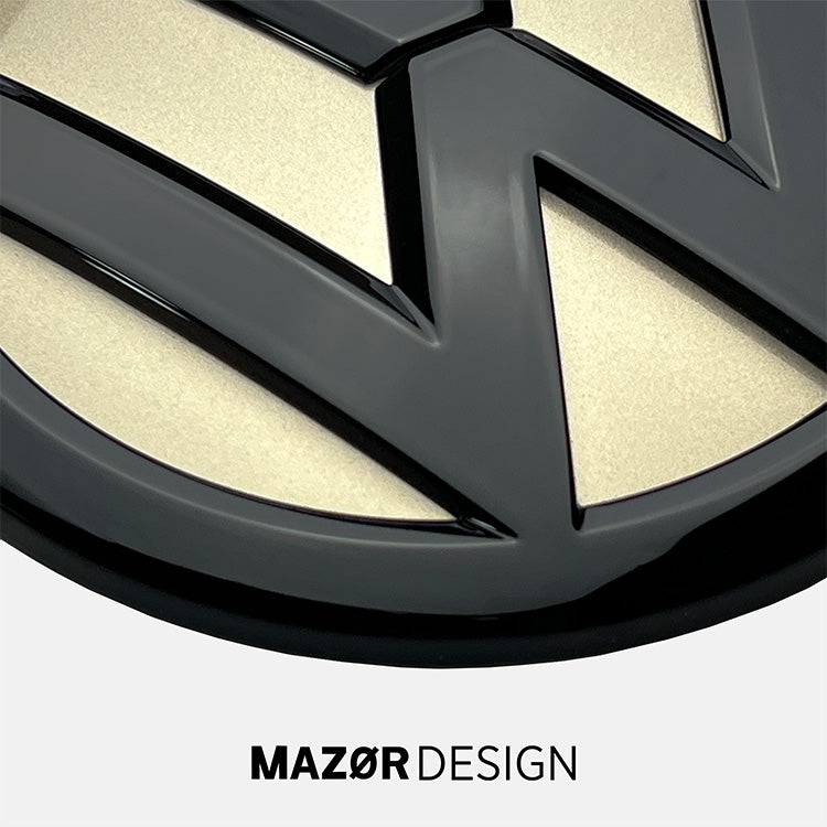 VW T5 T6 T6.1 - Emblem Hinten Schwarz Mojave Beige Metallic LA1W