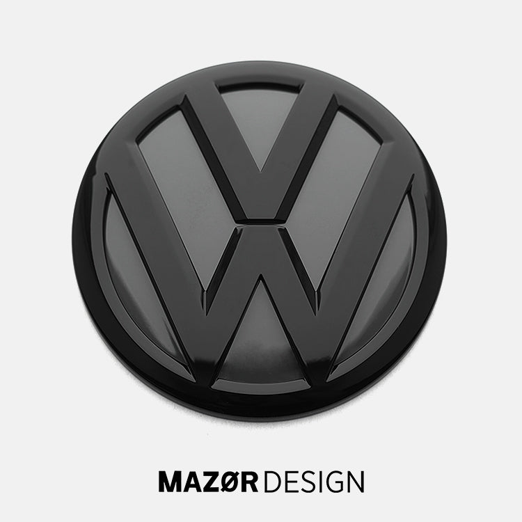 VW T5 T6 T6.1 - Emblem Hinten Schwarz Pure Grey LH7J